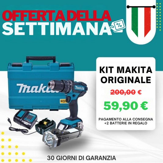 Trapano Avvitatore 48V Professionale - Kit Completo con 2 Batterie + 45 Accessori | Prestazioni Elevate e Qualità Garantita